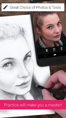 Practice Drawing Portraits and Figures android App screenshot 11